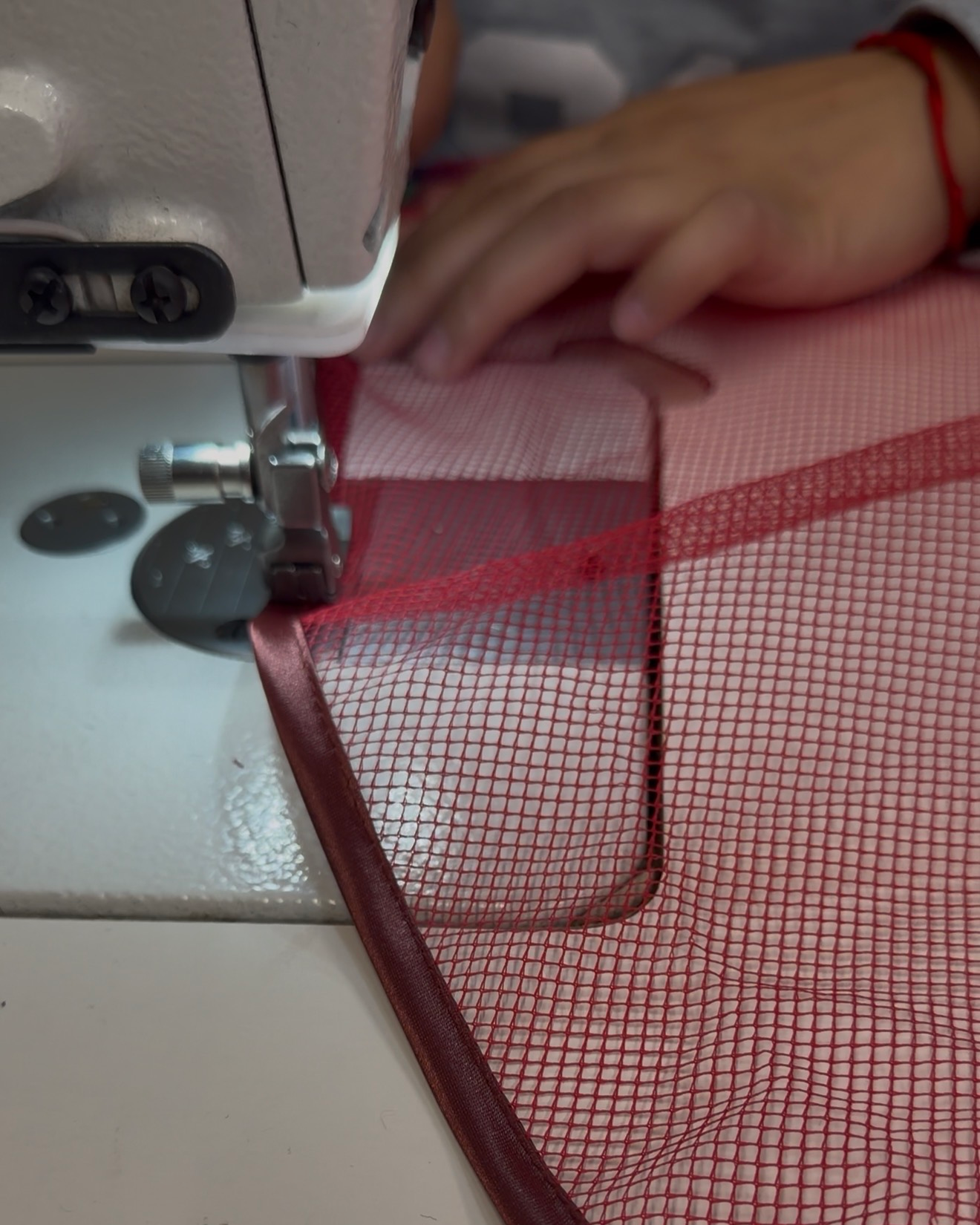 Small batch garment craftsmanship and sewing process behind Physalia designs